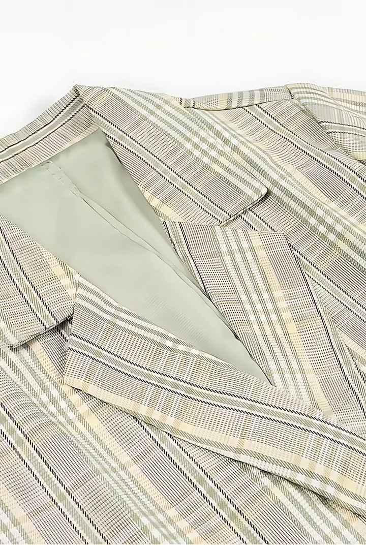 Ziggi | Dames Geruite Blazer | Klassieke & Nette Jas voor Vrouwen