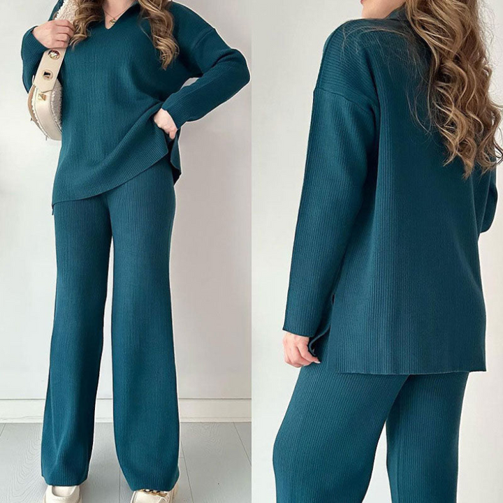 Lexy | Casual Damesset met Broek en Lang Shirt | Comfortabele Set