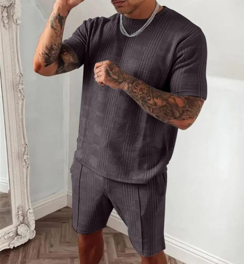 Giuseppe | Heren Luxe Zomerset | Trendy Mannen Shirt & Broek Set