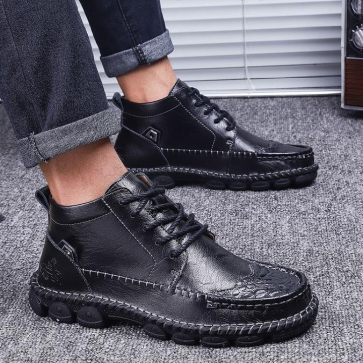 Milton | Trendy Heren Schoenen | Veter Enkellaarsjes