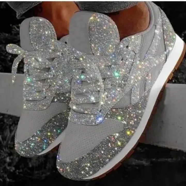 Bella | Casual Dames Glitterschoenen Met Pailletten