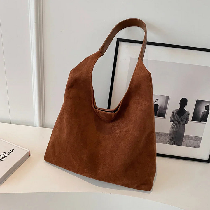 Mignot | Dames Suede Tote Bag | Stijlvolle Vrouwen Tas