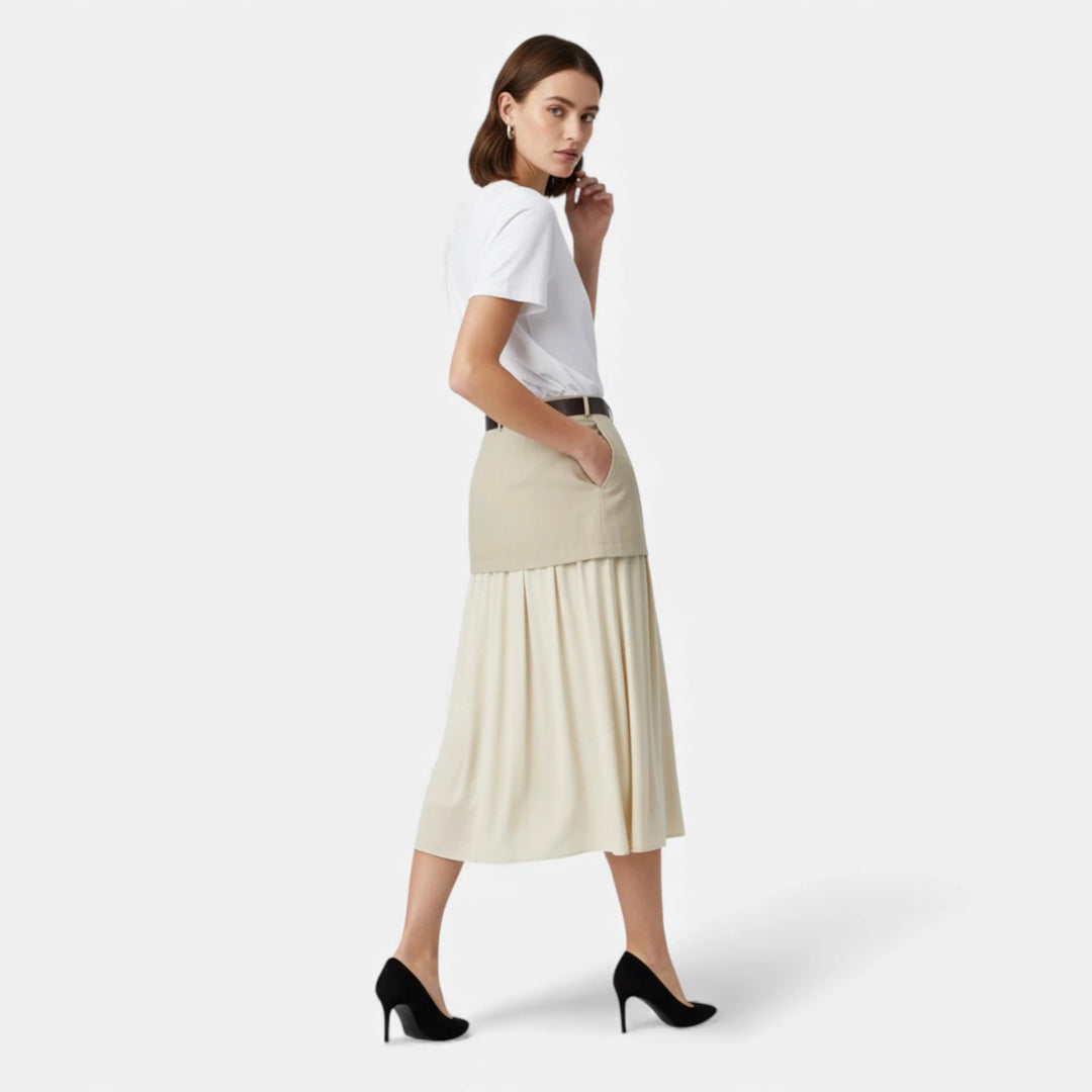 Sorata | Midi-Rok voor Dames – Plissé Elegantie