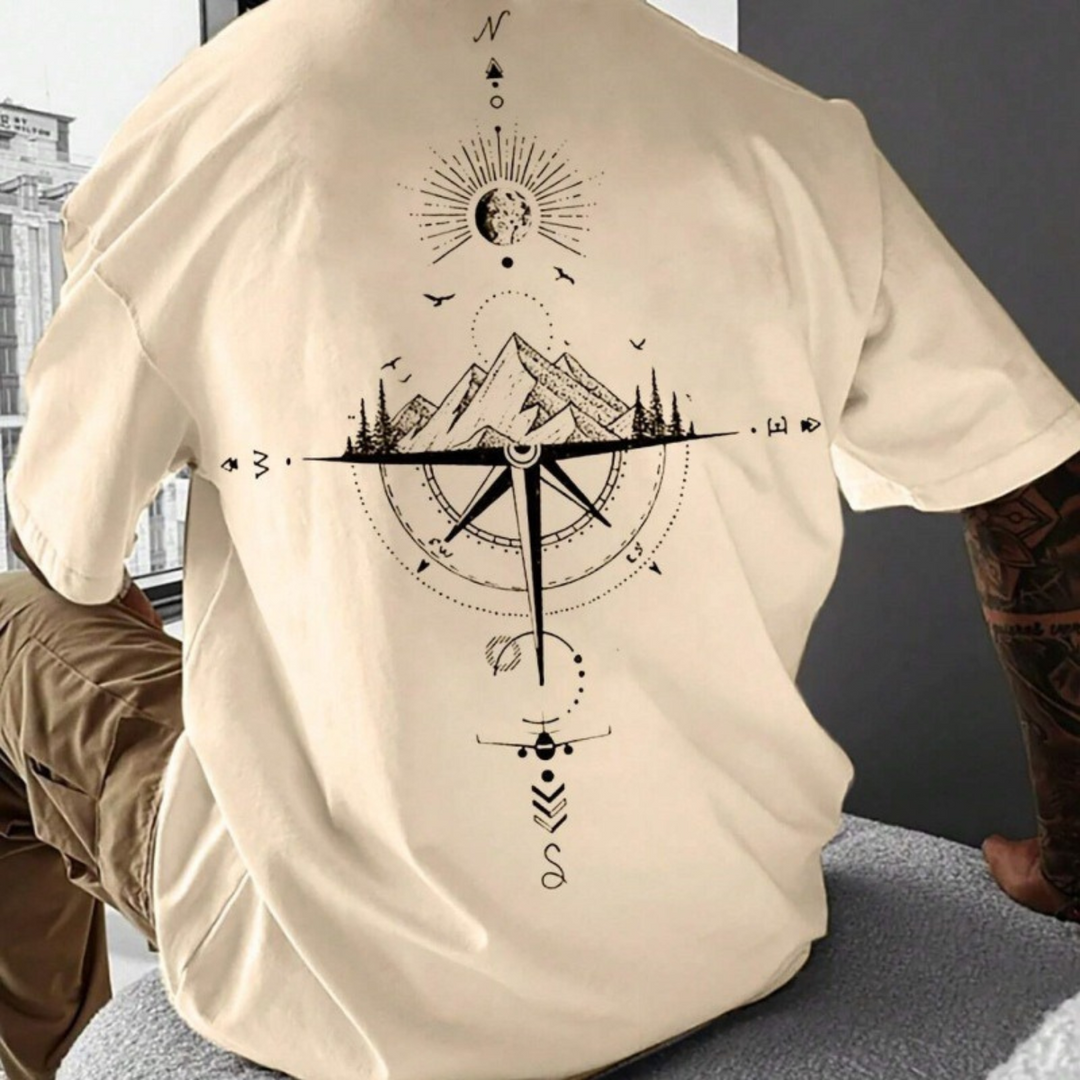 James | Heren T-shirt | Kompasprint Shirt voor Mannen