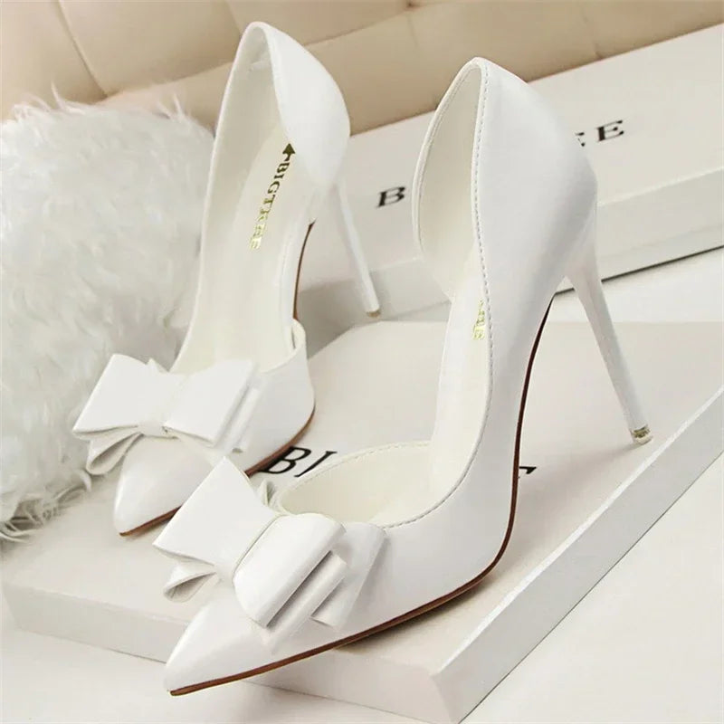 Selena | Dames Pumps met Strikdetail | Elegante Vrouwen Hakken