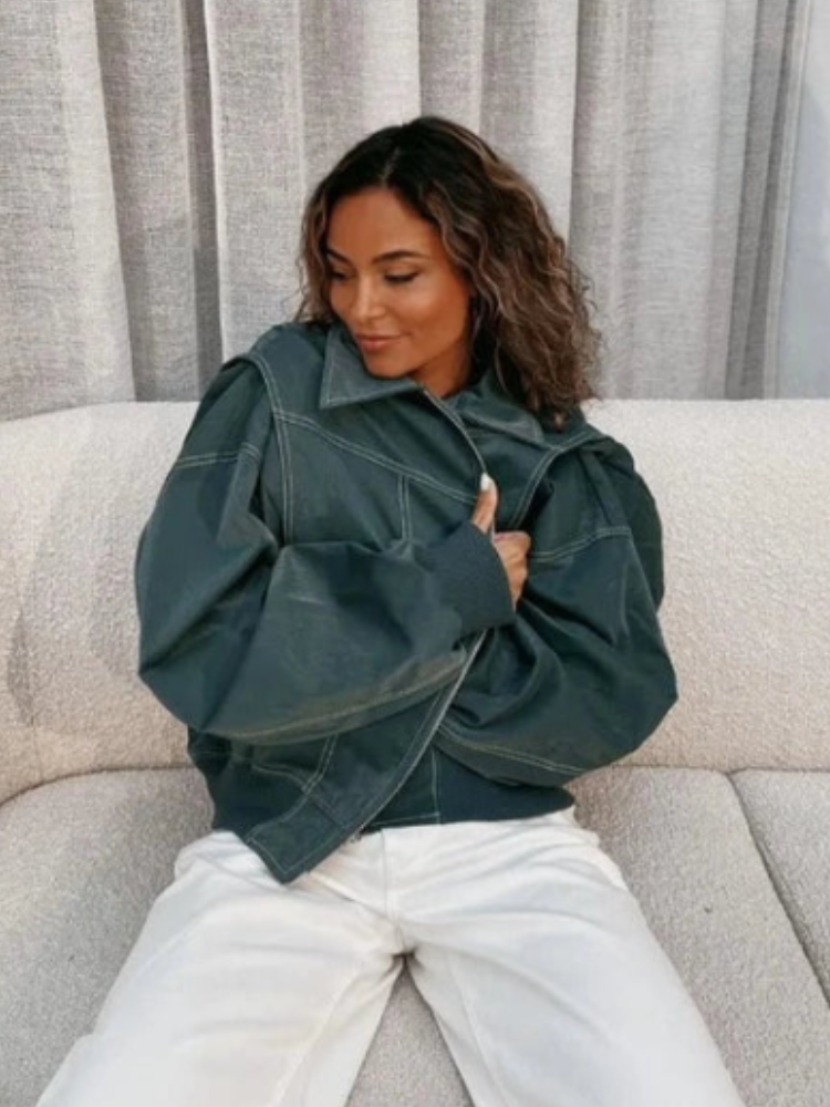 UrbanEdge | Oversized Leren Jas | Casual | Ideaal voor Lente, Herfst en Winter