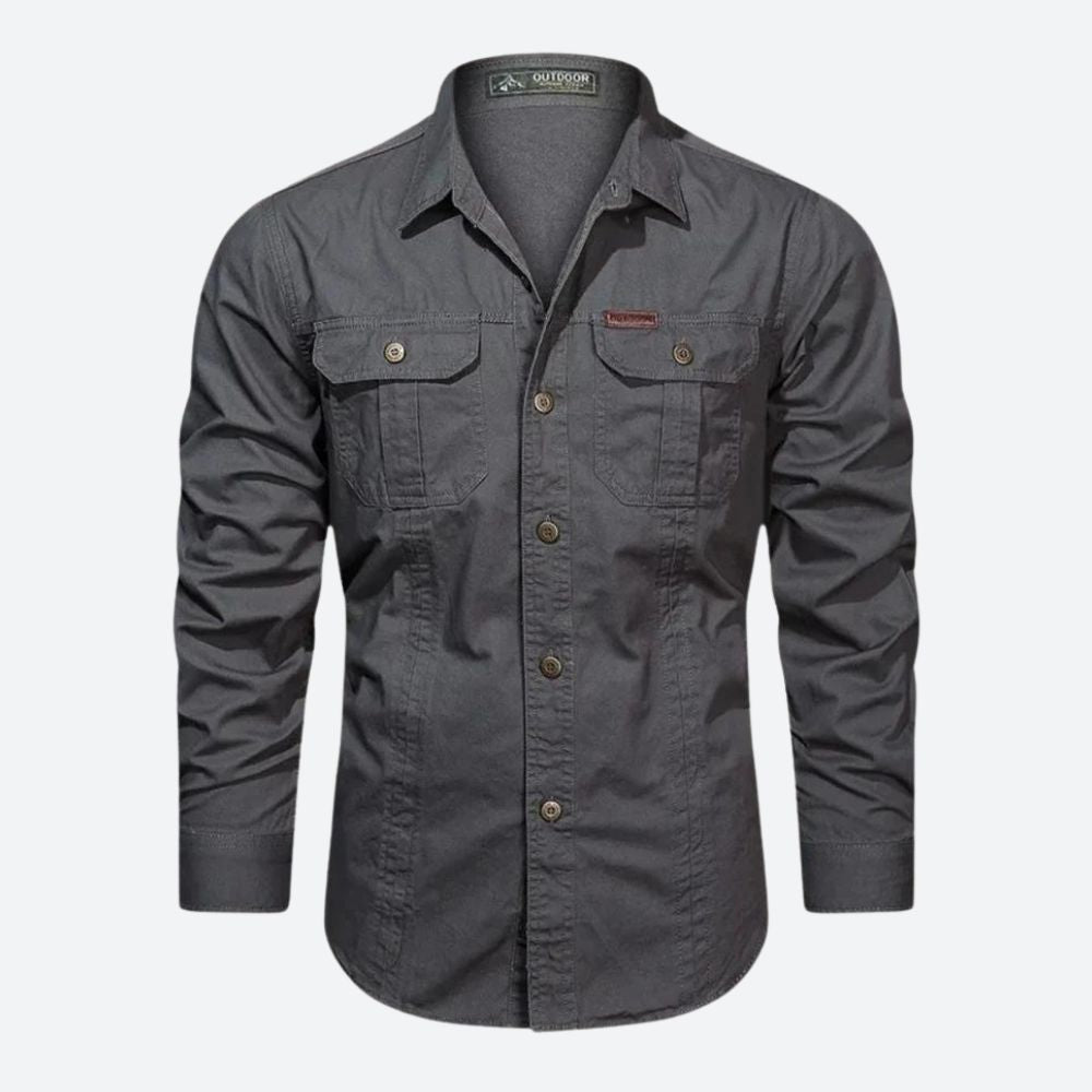 Sandro | Heren Outdoor Overhemd | Retro Shirt Hemd voor Mannen