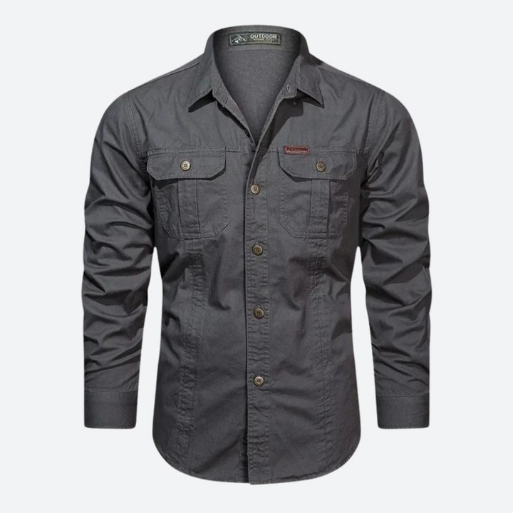 Sandro | Heren Outdoor Overhemd | Retro Shirt Hemd voor Mannen