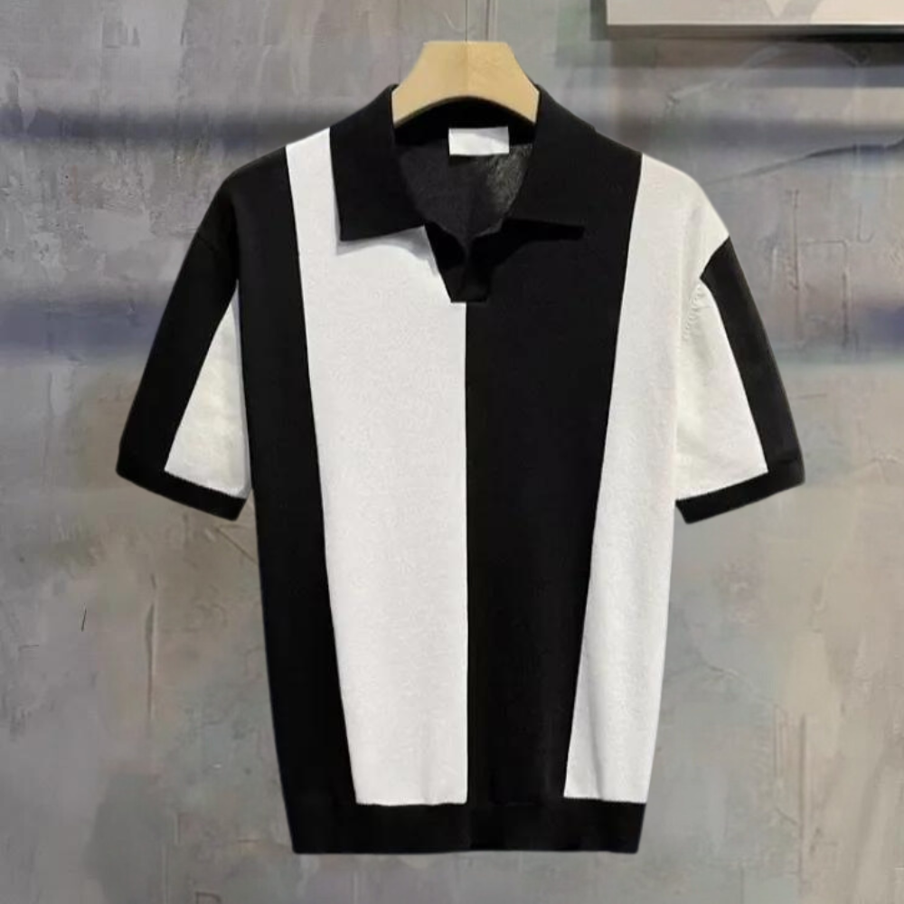 Alan | Tijdloos Gebreid Heren Poloshirt | Zomerse Stijl