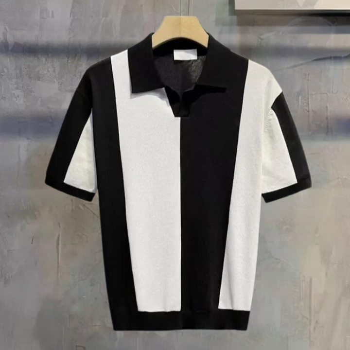 Alan | Tijdloos Gebreid Heren Poloshirt | Zomerse Stijl