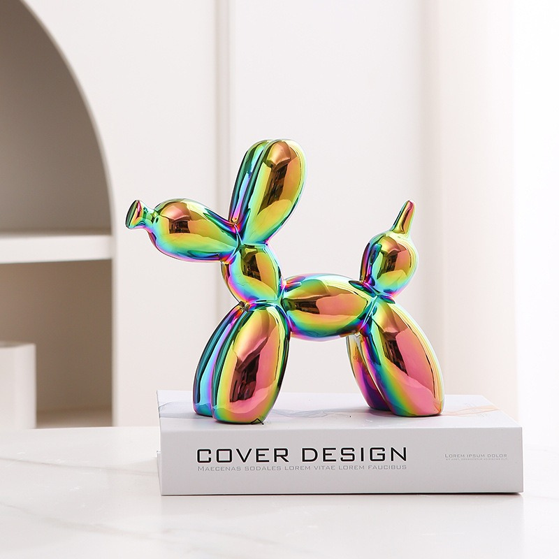 Plups | Ballon Hond Sculptuur | Stijlvolle Toevoeging Aan Je Woonkamer Of Kantoor