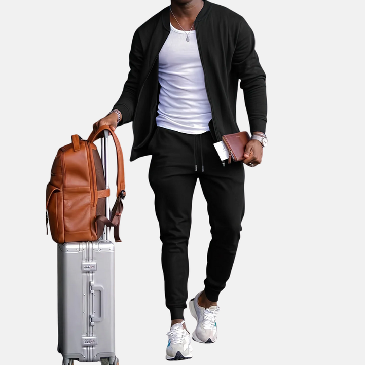 Donny | Heren Casual Tweedelige Reizen Set voor Mannen | Comfortabel