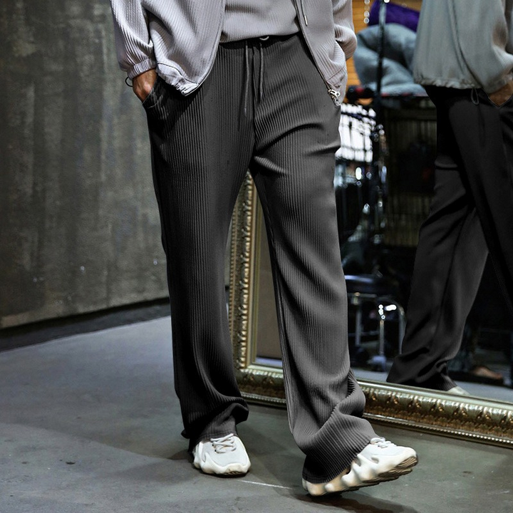 Batu | Heren Ribbed Trousers Chino Broek | Trendy Mannen Broek Corduroy