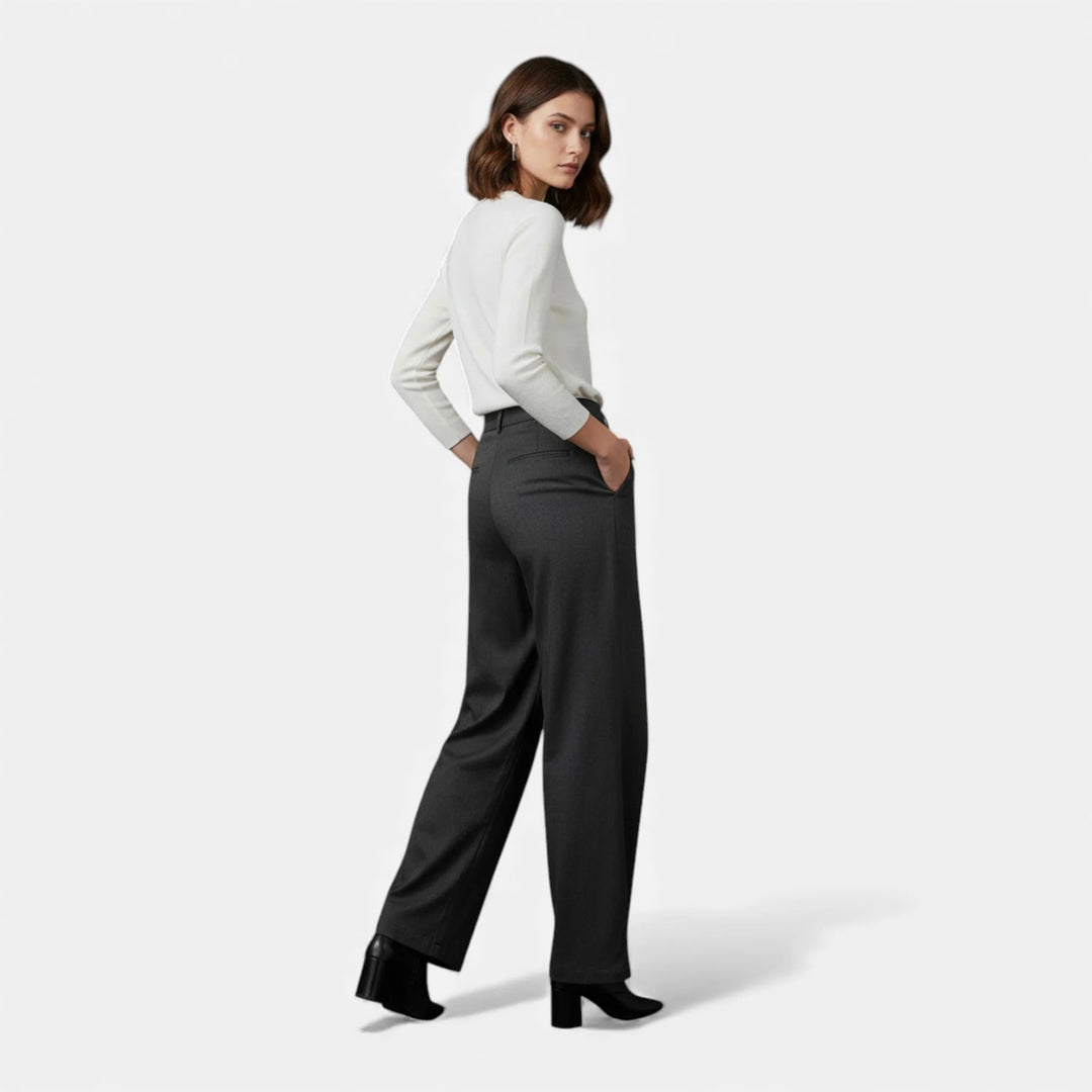 Sorata | Dames Klassieke Broek in Effen Kleur Elegantie