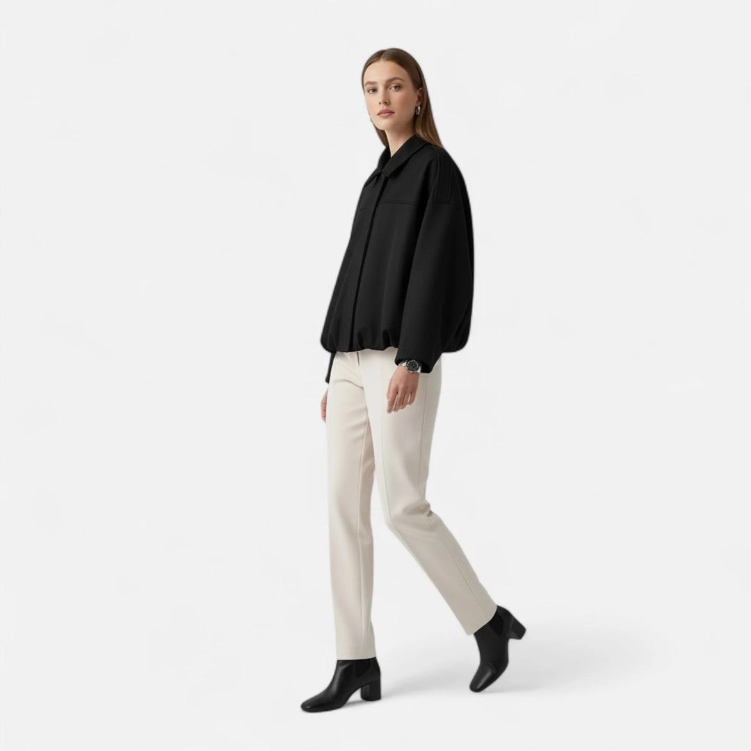 Sorata | Dames Jas met Gedrapeerd Silhouet