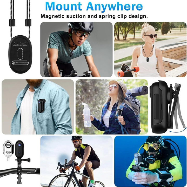 Hexton | 4K 128GB UHD Mini Body Camera | Uw Ultieme Handsfree Ppnamepartner
