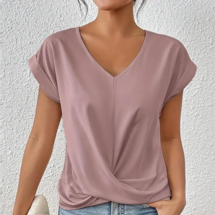 Amara | Stijlvolle Dames Shirt | V-Hals Top