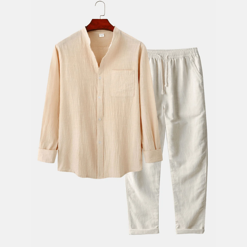 Noa | Heren Casual Set | Overhemd En Broek
