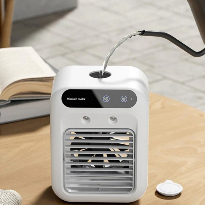 Westman | Draagbare Aircooler Met Waterkoeling | USB Ventilator voor Binnen En Auto