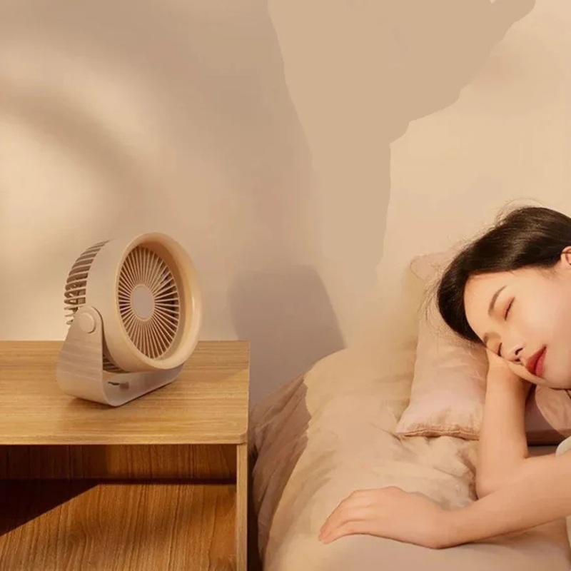 Hexton | Draagbare Wandventilator | Draadloze Tafelventilator