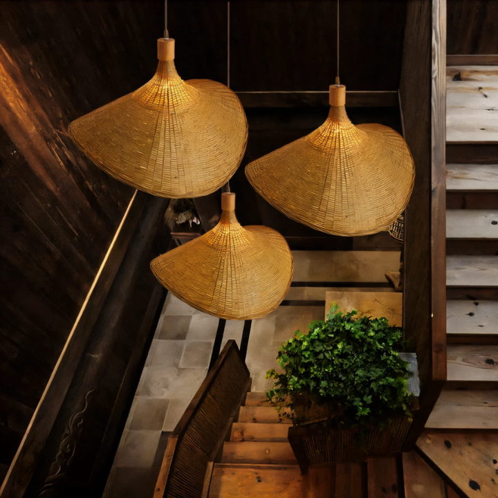 Demora | Elegante Hanglamp | Handgemaakte Rattan Verlichting Met Natuurlijke Elegantie