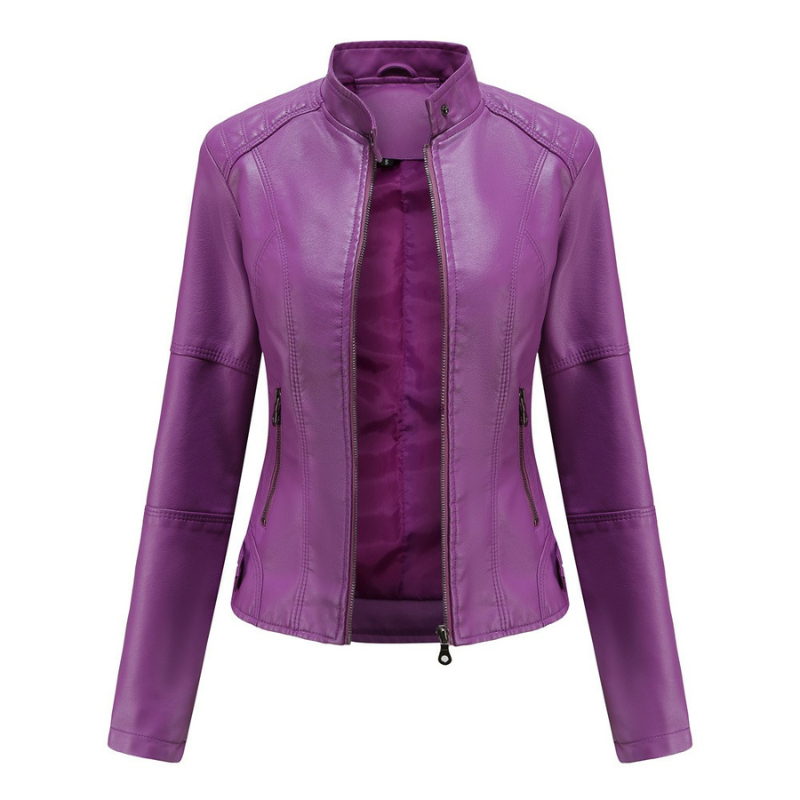Alexia - Leren Jas Dames - Luxe Echt Leder - Dames Kleding - Tijdloze Stijl