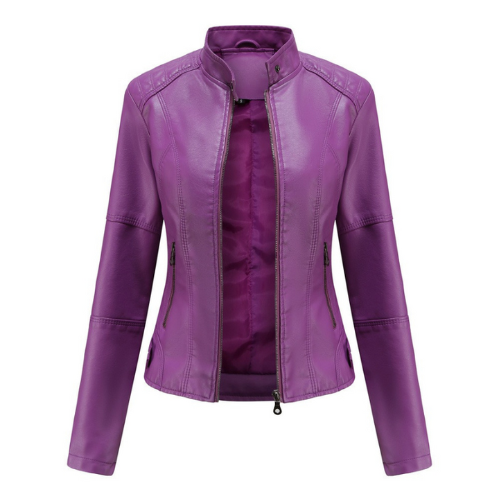 Alexia - Leren Jas Dames - Luxe Echt Leder - Dames Kleding - Tijdloze Stijl