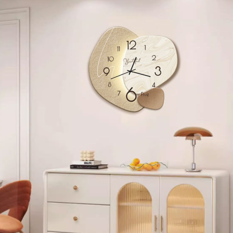 ElegantTime | Moderne decoratieve Wandklok | Luxe Ontwerp