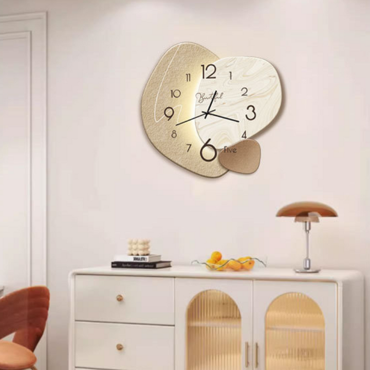 ElegantTime | Moderne decoratieve Wandklok | Luxe Ontwerp