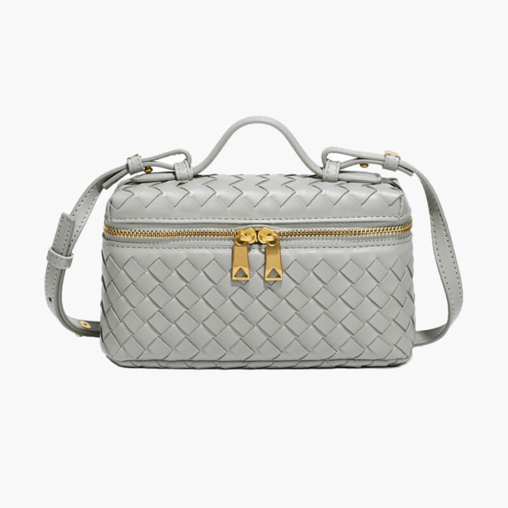 Yashna | Trendy Dames Tas |Gevlochten Crossbodytas | Compact En Chic