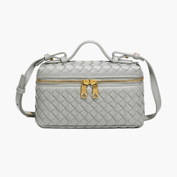 Yashna | Trendy Dames Tas |Gevlochten Crossbodytas | Compact En Chic