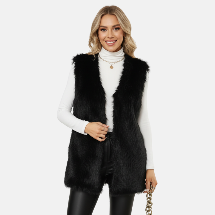 Amy | Chique Faux Fur Dames Gilet