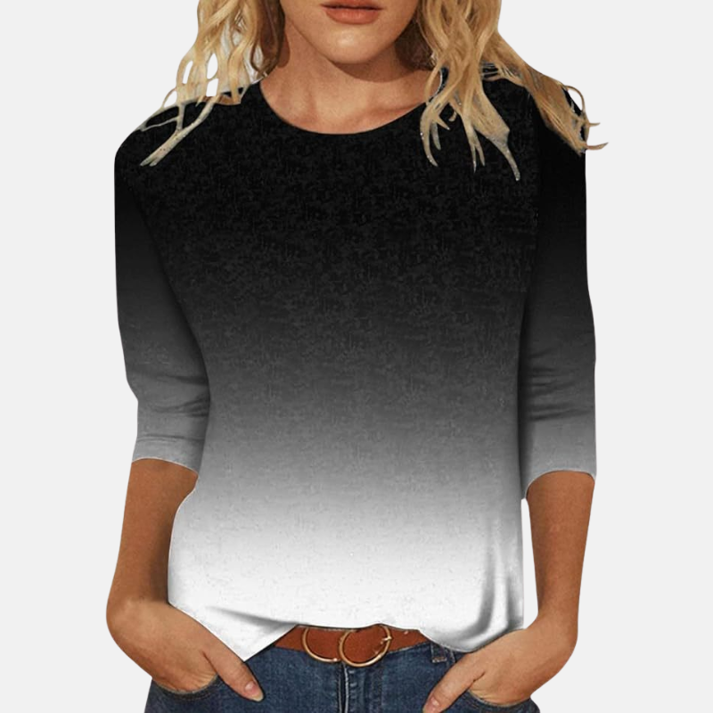 Twinkle | Dames Shirt Met Ronde Hals En Driekwart Mouwen