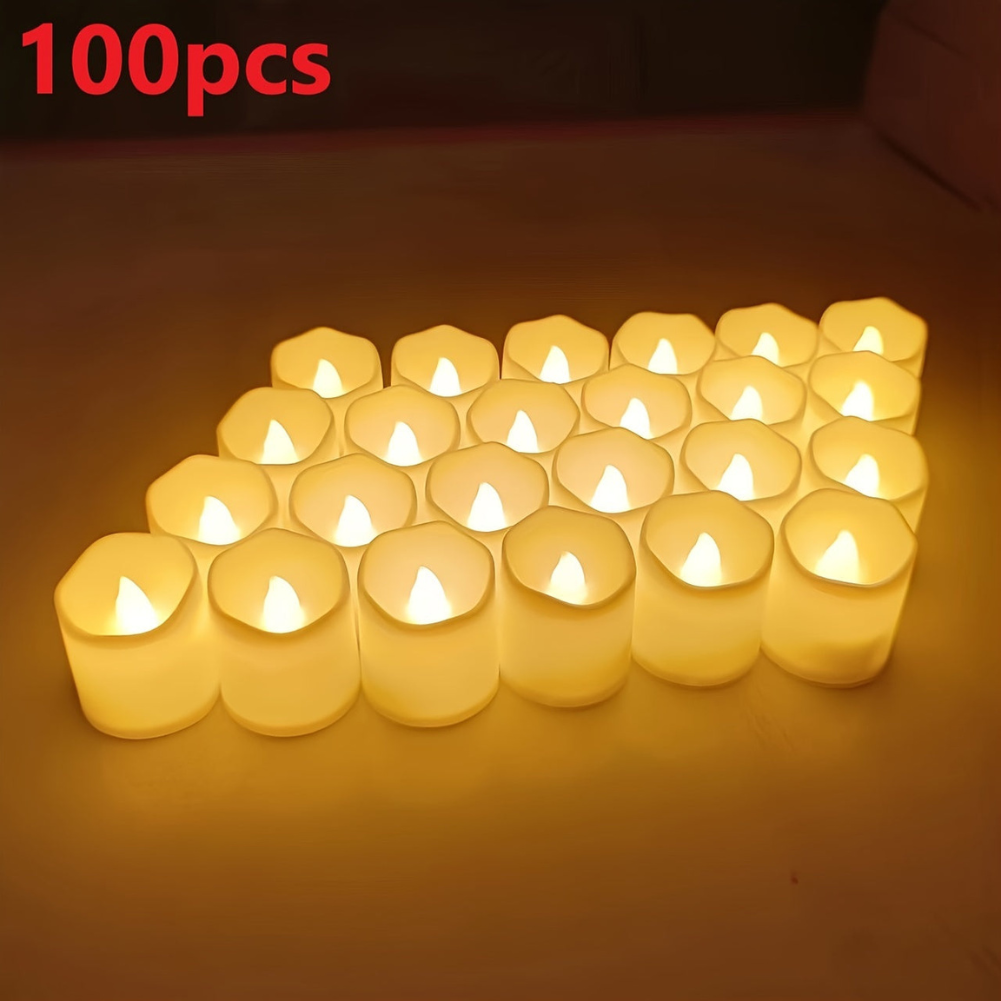 Flameless LED Kaarsen | Batterij-Aangedreven Knipperende Theelichtjes