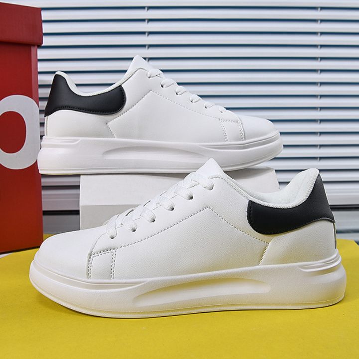 Queen | Dames Lederen Sneakers Wit | Sportieve Vrouwen Schoenen