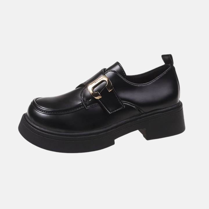 Linah | Trendy Dames Schoenen |Moderne Loafers | Chunky Zool | Voor Werk Of Casual Looks