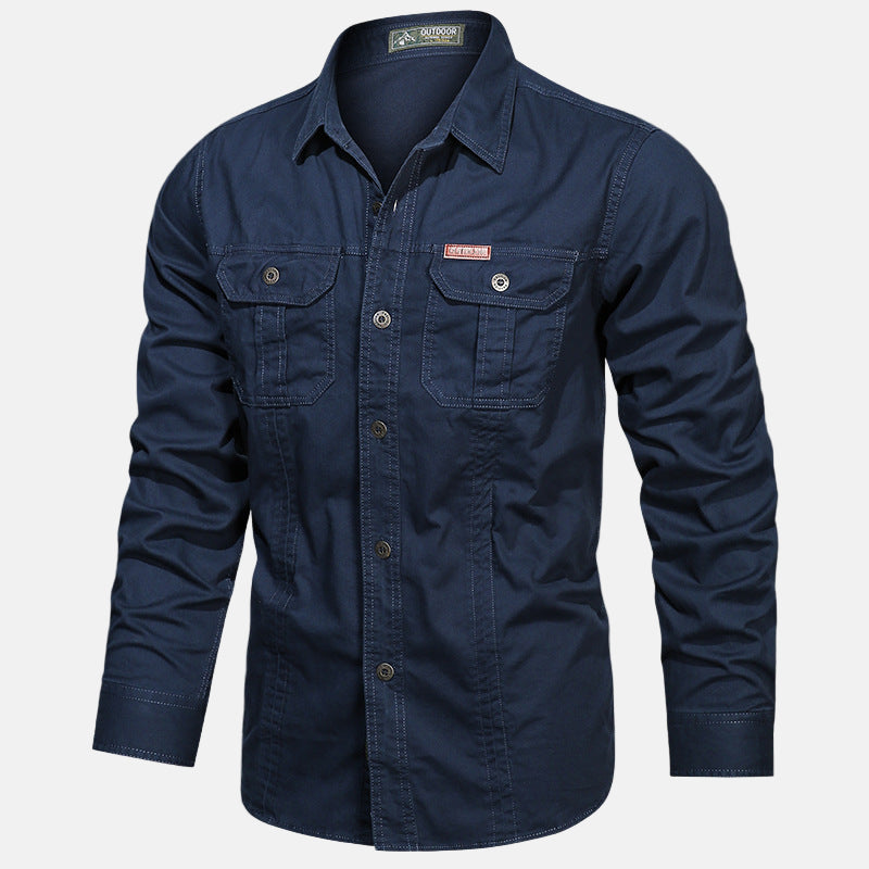 Sandro | Heren Outdoor Overhemd | Retro Shirt Hemd voor Mannen