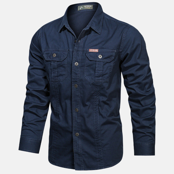 Sandro | Heren Outdoor Overhemd | Retro Shirt Hemd voor Mannen
