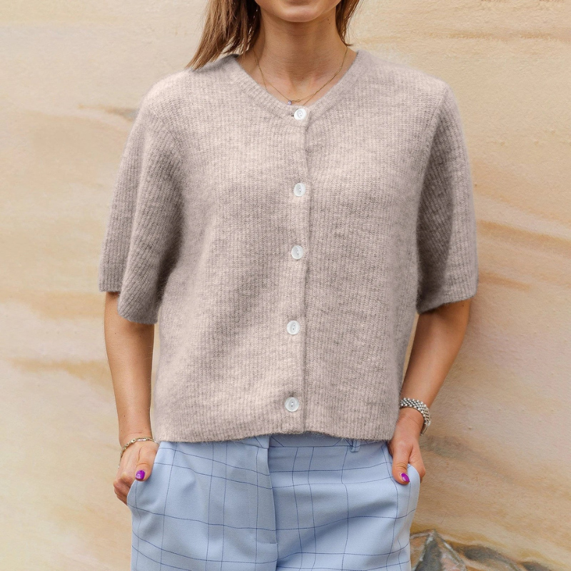 Yael | Elegante Dames Vest | Streetwear Vest Met Korte Mouwen