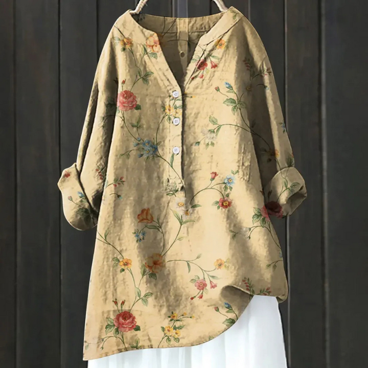 Kina | Luchtige Dames Blouse | Comfortabele Overhemd