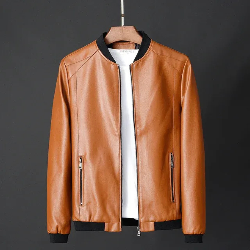 Amir | Leren Jas Voor Heren | Tijdloze Stijl En Comfort