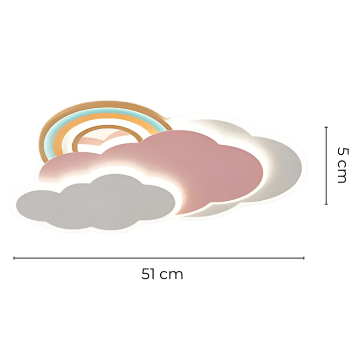 Demora | LED Plafondlamp | Regenboog Plafonniere Kinderkamer