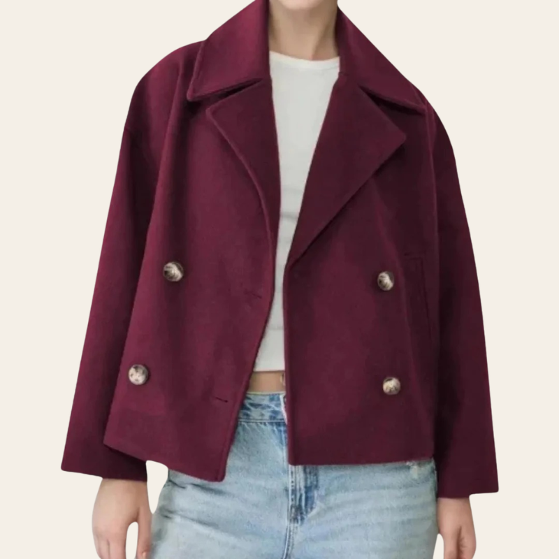 Sorata | Dames Jas | Korte Overslagjas Chic Elegant