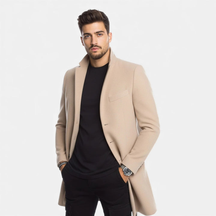 Sorata | Seattle Mantel Eenvoudige Sluiting Beige