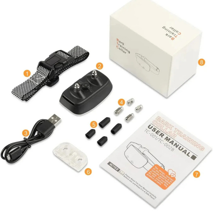 Pawsa | Automatische Anti-Blaffende Hondhalsband | Oplaadbare Waterdichte Trainingshalsband