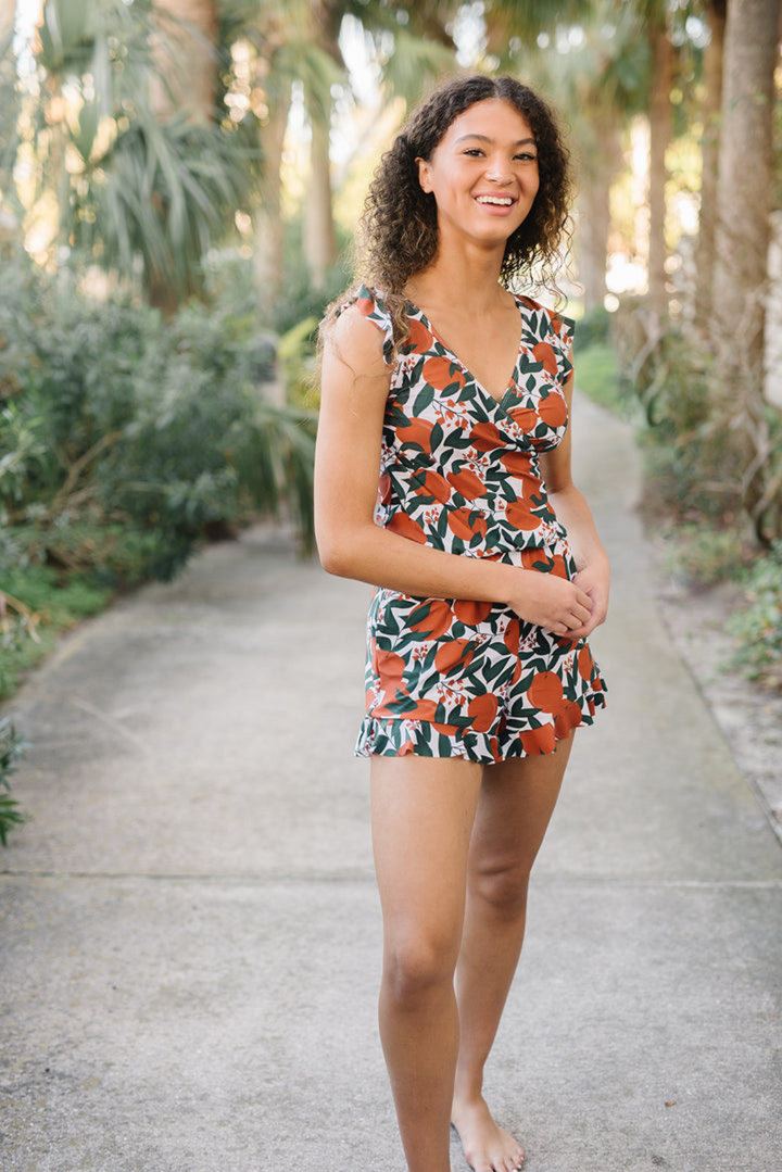 Karol | Dames Zwemkleding Swimming Wear | Zwembroek met Ingebouwde Bh