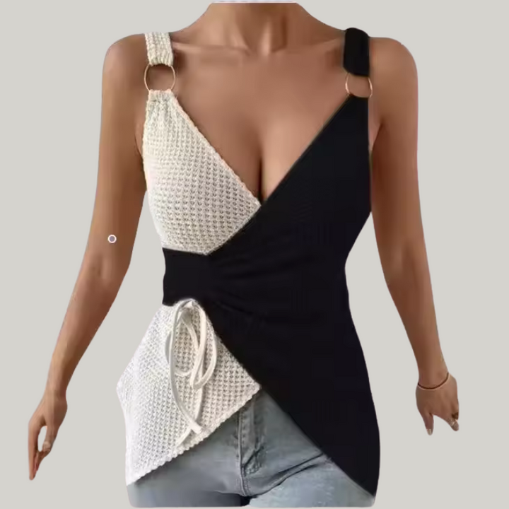 Elayda | Mouwloze Dames Top | Tijdloos Design