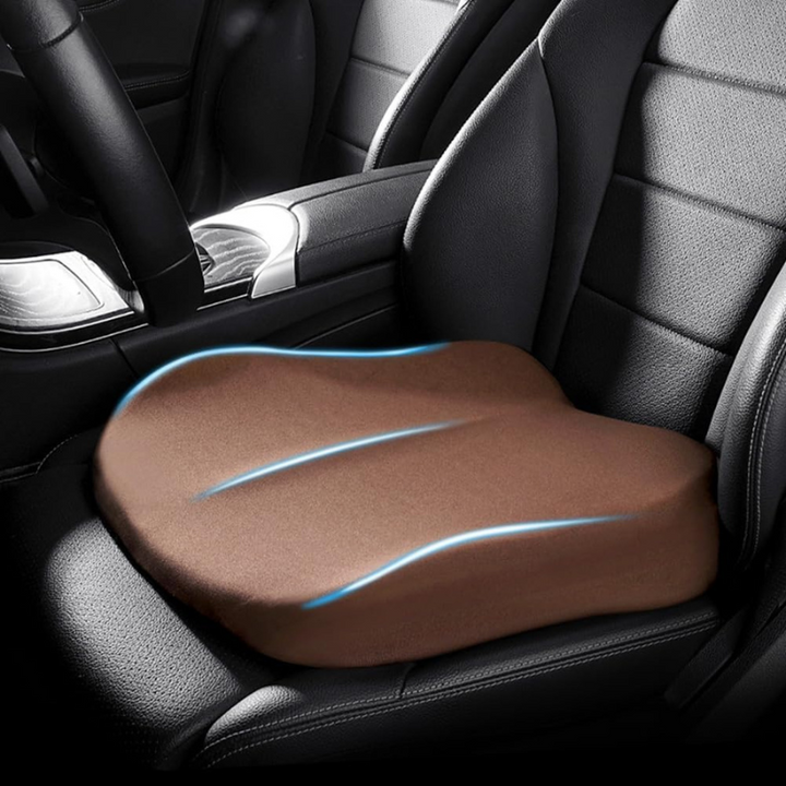 Volwassen Auto Zitverhoger | Ergonomisch Kussen voor Beter Zicht en Comfort