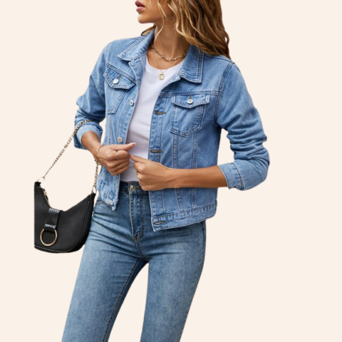 Mira | Zomerse Dames Jas | Denim Jacket | Casual Jasje