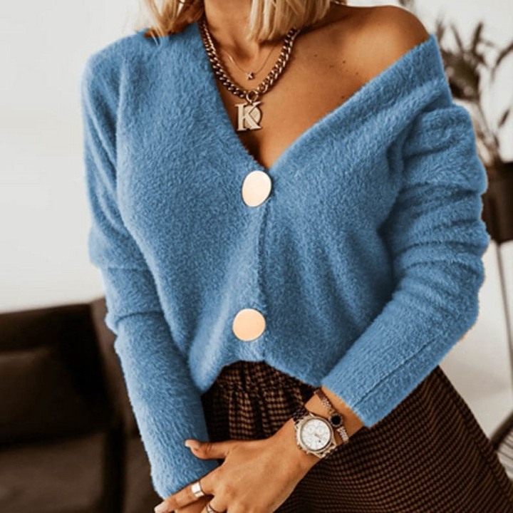 Twinks | Dames Cardigan Sweater | Zacht Gebreid | Relaxte Pasvorm